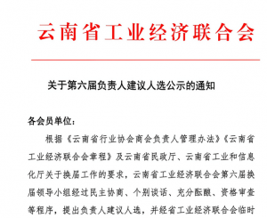 换届领导小组通知公示